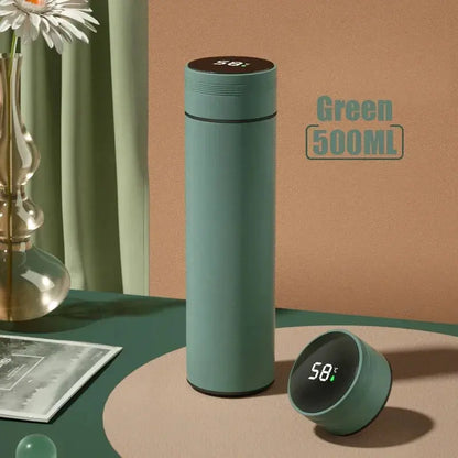 500ML Temperature Display Stainless Steel Thermos Cup A to Z Shop