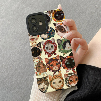 Cute Cat iPhone Case – Soft Silicone TPU Protective Cover A to Z Shop