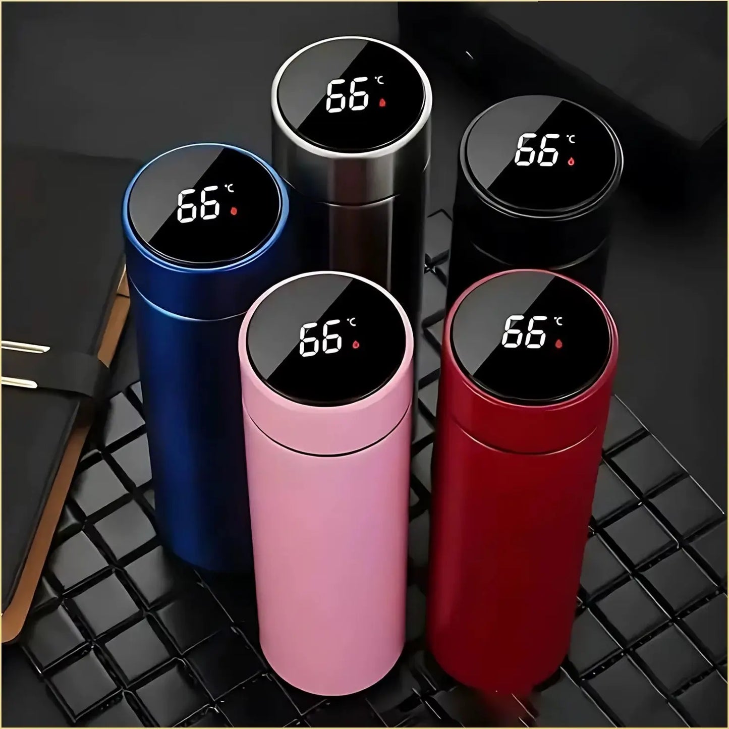 500ML Temperature Display Stainless Steel Thermos Cup A to Z Shop